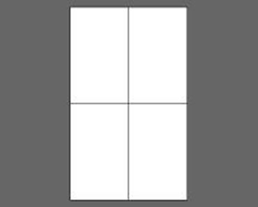 Picture of 4-1/4" X 7" Laser Labels, White, 4/Sheet